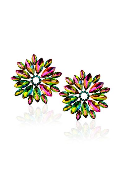 OEM Aurora Borealis statement earrings