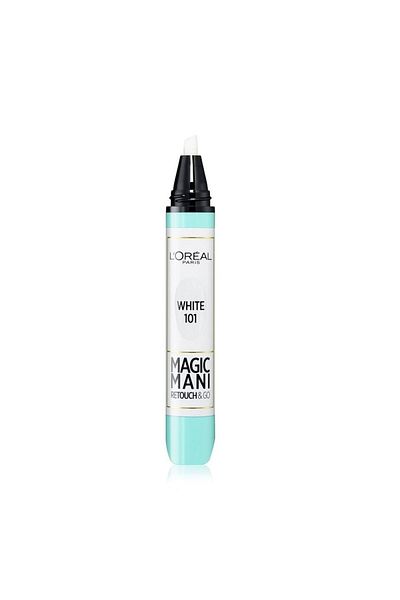 L'Oreal Paris Nail Polish Corrector, L'Oreal Paris, Magic Mani Retouch&Go, White 101