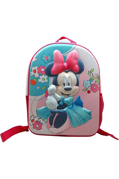 Disney Ghiozdan școlar Euroswan pentru copii, Minnie Mouse, 3D, 23 x 30 cm