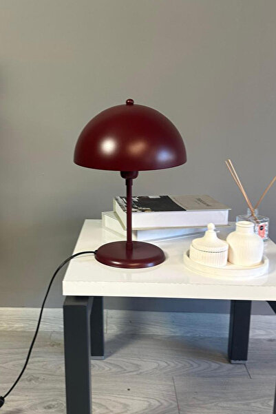 Bamyum Mantar Masa Lambası Vişne Çürüğü Modern Metal Masa Aydınlatma Modeller...