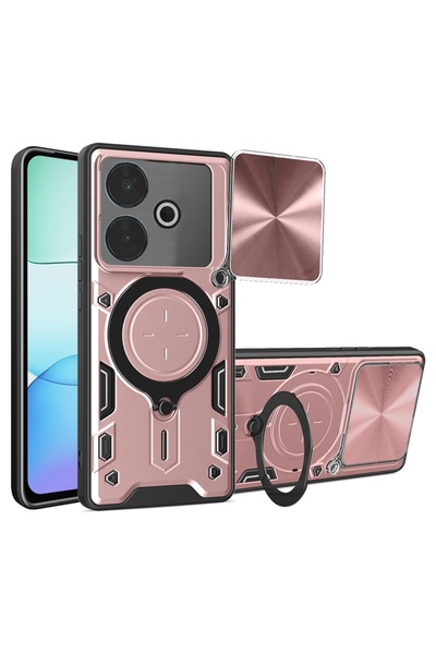 SKYDDAR INNOVATION Θήκη για Xiaomi Redmi 13 / Poco M6 4G, CamGuard Pro, Μαγνη...