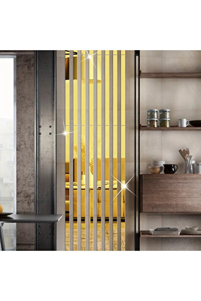 Vuslat Hediyelik Kendinden Yapışkanlı (10 Adet 5x50 Cm )dekoratif Duvar Çıtas...