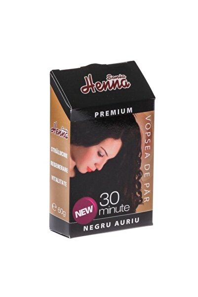 Henna Boya Vopsea de păr Henna Sonia, Negru auriu, 60g