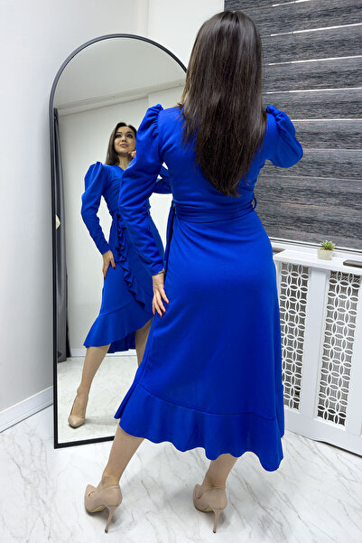 thezkscom Saks Belted Midi Dress with Valon