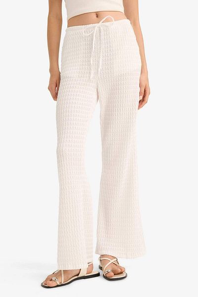 DeFacto Wide Leg Pocket Normal Waist Standard Size Wrinkle Pants F7659Ax25Au