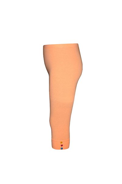 LOVETTI Phosphor Apricot Girl's Capri with Button Accessories