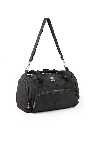 İMAKS Small Size 40 cm Crinkle / Clinkir Waterproof Sports Travel Gym Fitness Beach Bag Black 11-7C