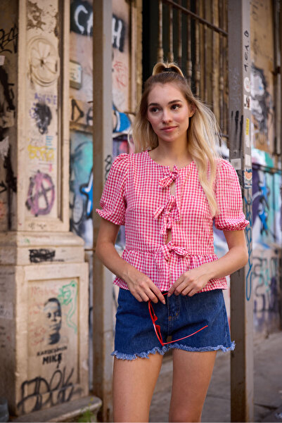 Chica Belia Pötikare Bağlama Detaylı Bluz