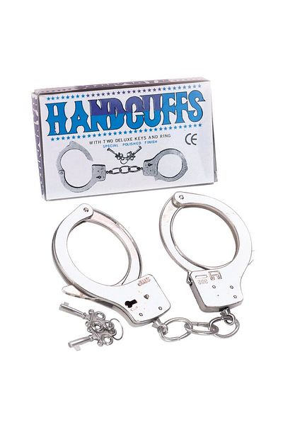 Seven Creations Large Metal Handcuffs with Keys