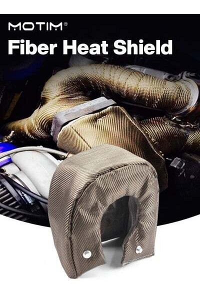 MOTIM 3 Pcs Turbo Blanket Titanium Heat Shield Blanket Heat Shield Cover Fire Shield Turbo Blanket