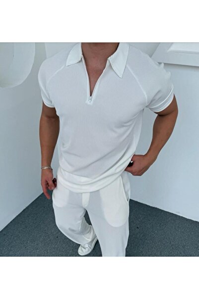 Q45collection Thin Twill Polo Neck