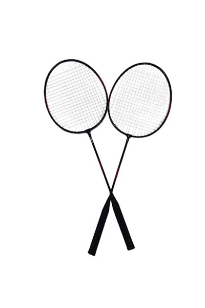 OEM Set 2 rachete de badminton cu 1 volan și capac albastru