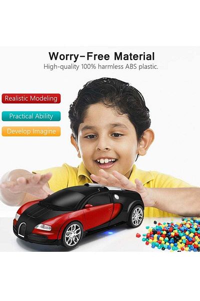 Lumely Kid's Remote Control Car,Car and Robot Two Forms,360 Degrees Rotate,Gift for Back-to-school Season