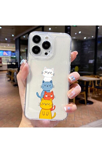 3GEN CASE İphone 13 Pro Max Kılıf Desenli Lüx Şeffaf Silikon Kılıf