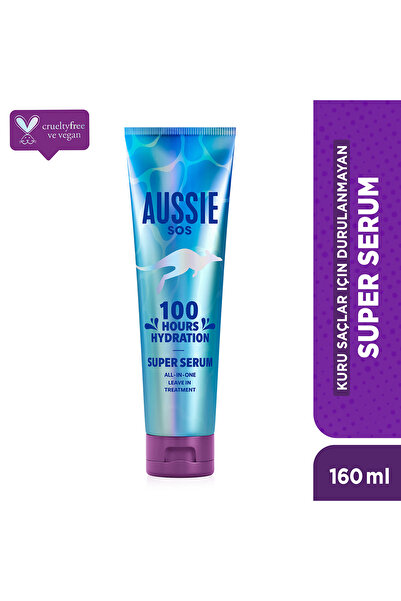Aussie SOS Super Serum Kuru Saçlar İçin Durulanmayan Serum 160ml 100 Saat Nem...