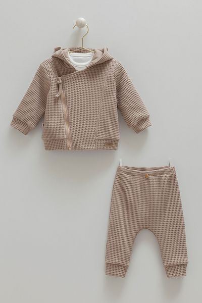 Caramell Little Emu Soft Teddy 3 Piece Set