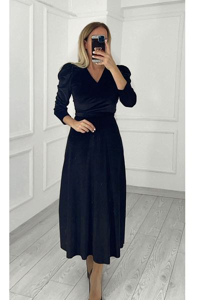 thezkscom Women's Watermelon Sleeve Double Breasted Collar Belted Plus Size Dress