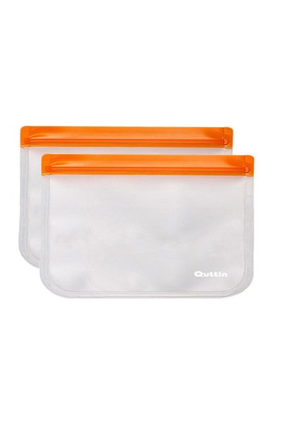 Quttin Set pungi reutilizabile pentru alimente, 2 bucăți, 28 x 20 cm