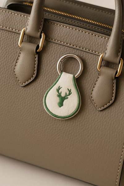 AYDK Deer Embroidered Multi-Purpose Keychain Charm |   Bag Jeans Trousers Shoes AirPods Compatible