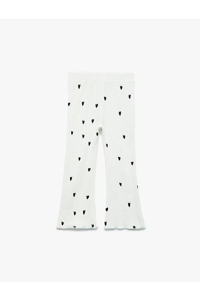 Koton Cotton Heart Printed Camisole Spanish Leggings