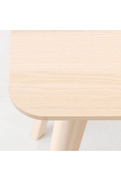 IKEA mutfak masası takımı, dişbudak kaplama/huş kaplama, 2 sandalyeli, sabit, 88x78 cm