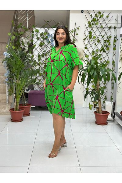 Punta Otantik Vn19112 Viscose Venice Dress