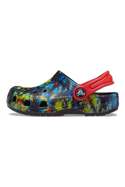 Crocs Saboți Classic Tie-dye Graphic New Clog Toddlers 24-25 Eu - C8 Us Multicolor