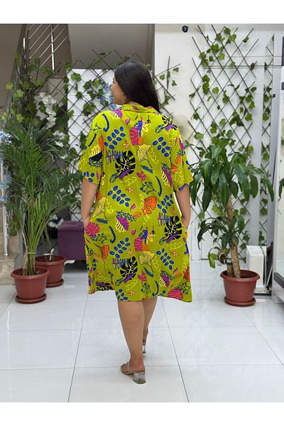Punta Otantik Vn19120 Viscose Venice Dress