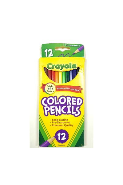 Crayola أقلام رصاص ملونة من 12 قطعة