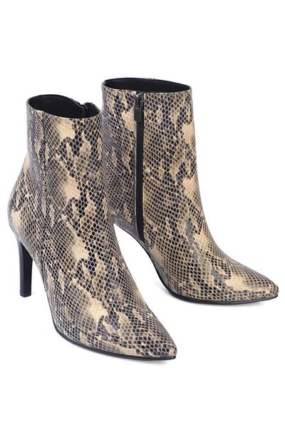 KARVENSHOES ΓΥΝΑΙΚΕΙΑ ΜΠΟΤΑΚΙΑ ΜΠΕΖ ΧΡΩΜΑ ΓΝΗΣΙΟ ΔΕΡΜΑ 574
