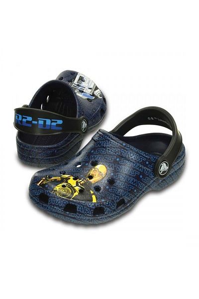 Crocs Saboti Crocs Classic Star Wars R2D2-C3PO Bleumarin - Navy 24-25 EU - C8 US