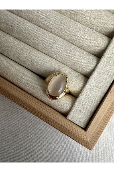 ringbox Gold Cat's Eye Stone Ring