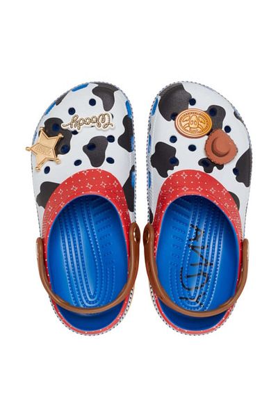 Crocs Saboti Crocs Classic Toy Story Woody Clog Kids 33-34 EU - J2 US Albastru - Blue Jean