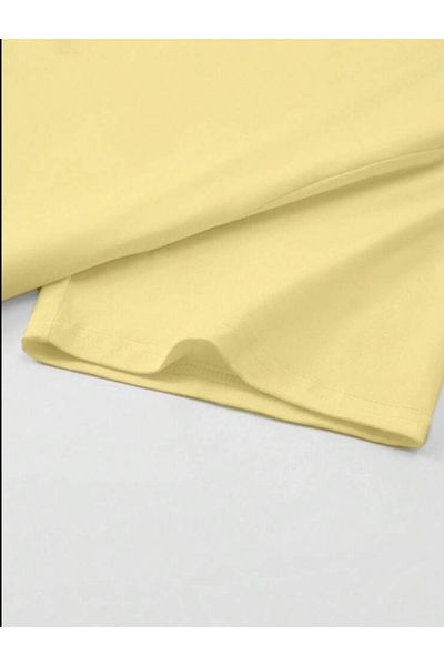 Touz Moda Baby Tee Belt Boy Cute Rabbit εμπριμέ Crop μπλούζα