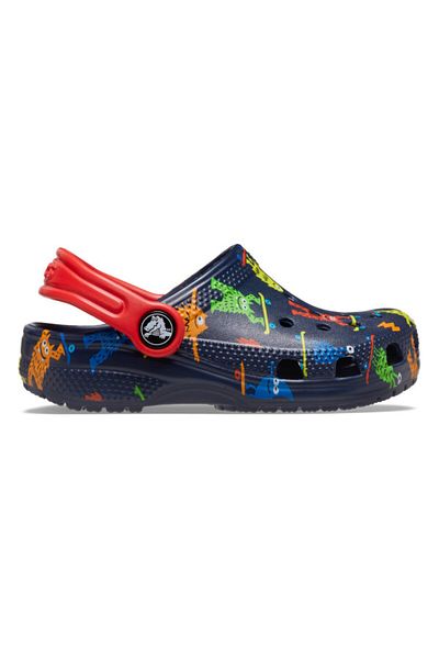 Crocs Saboti Crocs Classic Toddler Easy Icon Clog 24-25 EU - C8 US Albastru - Navy