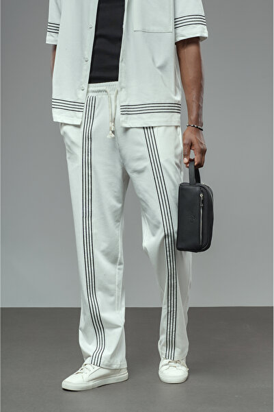 Butik Striped Oversize Fit Shirt Pants Set