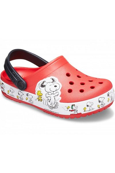 Crocs Saboti Crocs Fun Lab Snoopy Woodstock Clog 22-23 EU - C6 US Rosu - Flame