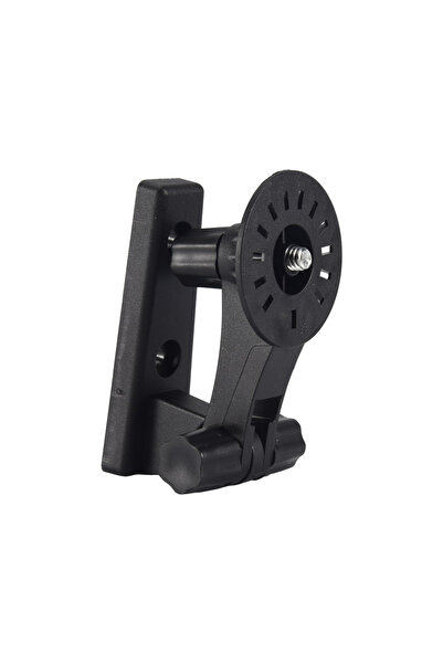 Microcase 3MYapışkanlı Vida Monteli 1/4 Vida Girişli Döner Başlıklı Web Bebek Kamera Tutucu Stand Siyah-AL5014