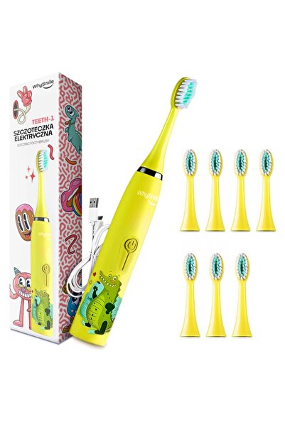 WhySmile Kids Sonic Rechargeable Electric Toothbrush, 32000 movements/minute,...