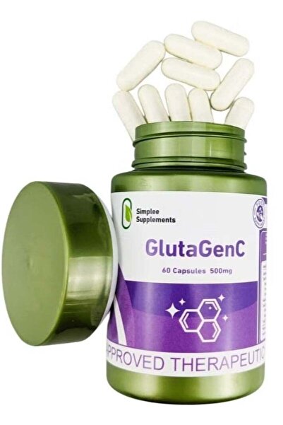 simplee مكملات غلوتاجين سي 500 ملغ كبسولات الجلوتاثيون