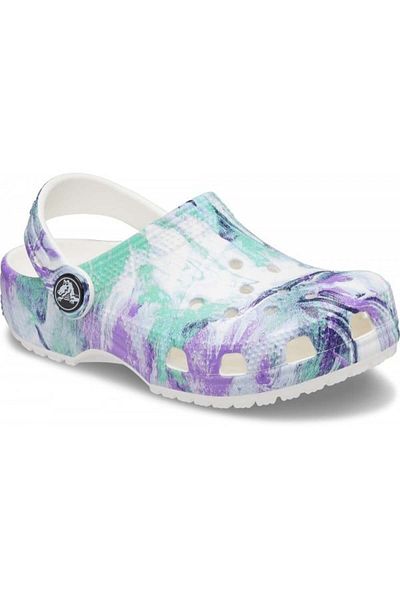 Crocs Saboți Crocs Kids' Classic Out of this World II Clog 23-24 EU - C7 US Alb - White/Multi