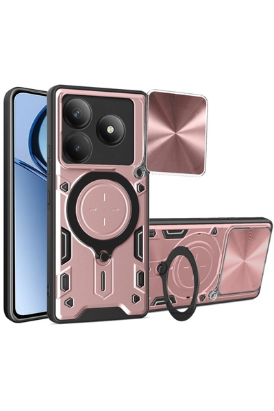 SKYDDAR INNOVATION Husă pentru Realme C63 / C61, CamGuard Pro, inel magnetic,...