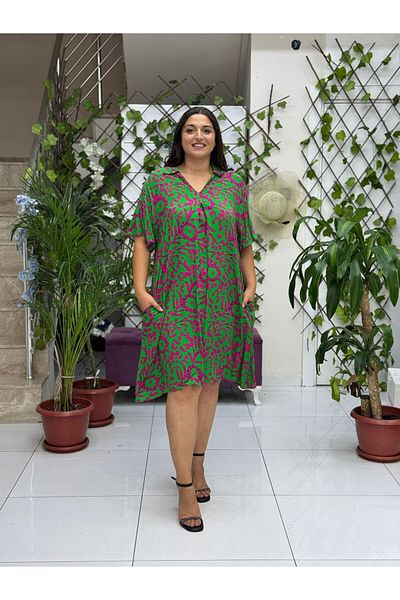 Punta Otantik Vn19139 Viscose Venice Dress