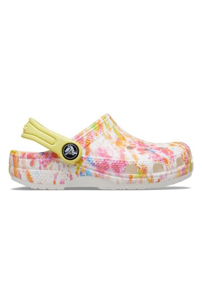 Crocs Saboți Classic Tie-dye Graphic New Clog Toddlers 20-21 Eu - C5 Us Portocaliu