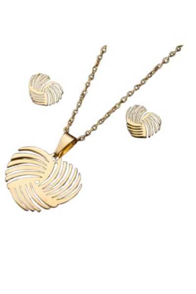 OEM Heart Necklace and Earrings Set