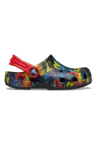Crocs Saboți Classic Tie-dye Graphic New Clog Toddlers 24-25 Eu - C8 Us Multicolor