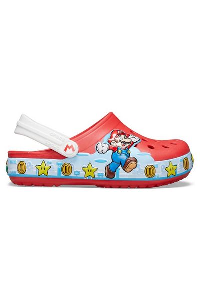 Crocs Saboți Fun Lab Super Mario Lights Clog 23-24 Eu - C7 Us Rosu - Flame