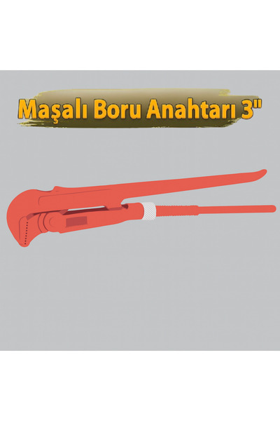 İzeltaş İzeltaş Maşalı Boru Anahtarı 3''
