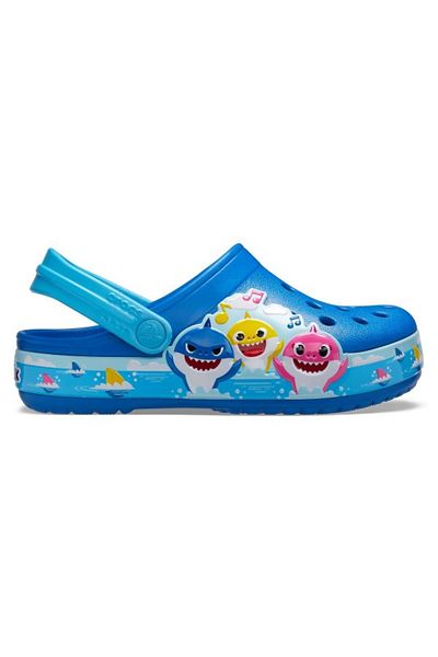 Crocs Fun Lab Baby Shark Band Clogs 19-20 Eu - C4 Us Blue - Bright Cobalt