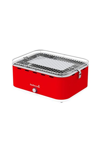 Barbecook BC-CHA-1019 Carlo table grill with charcoal, red, 44x33x21cm